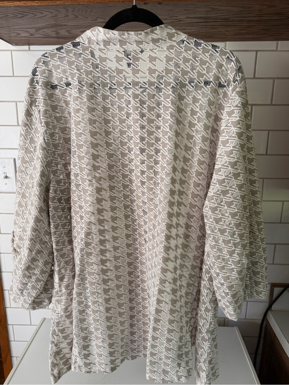 Neutral Multiples Button-Front Jacket - Picture 2 of 6